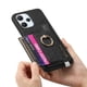 thumbnail image 2 of Funda Magnética Para Xiaomi Redmi 12 Con Billetera Y Anillo Protector Resistente Negro, 2 of 5