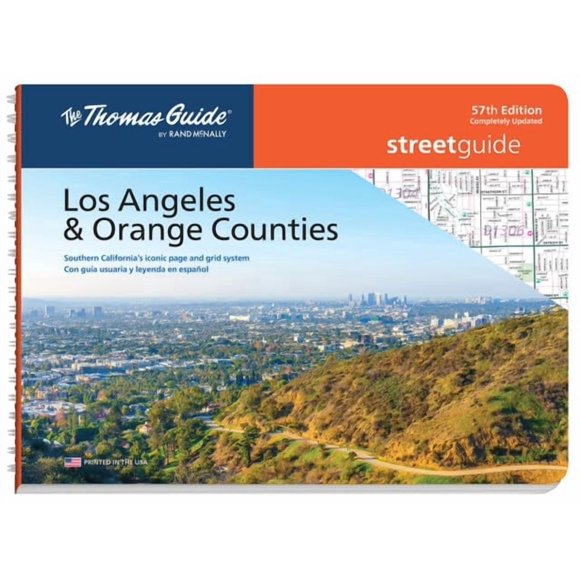 Guía de calles Rand McNally Los Ángeles/Condado de Orange