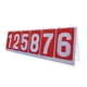 thumbnail image 1 of Marcador De Mesa Marcador Estable Para Baloncesto Tenis Deportes De Interior Rojo, 1 of 5