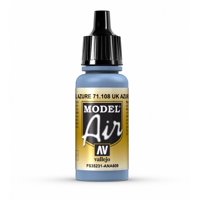 Paint Vallejo Uk Azure 17 Ml Para Aerógrafo