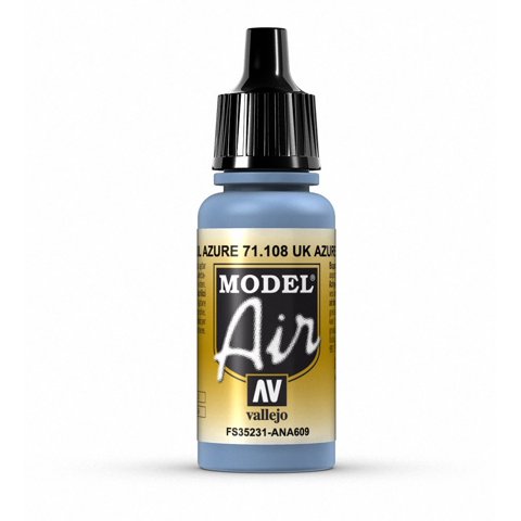 Paint Vallejo Uk Azure 17 Ml Para Aerógrafo