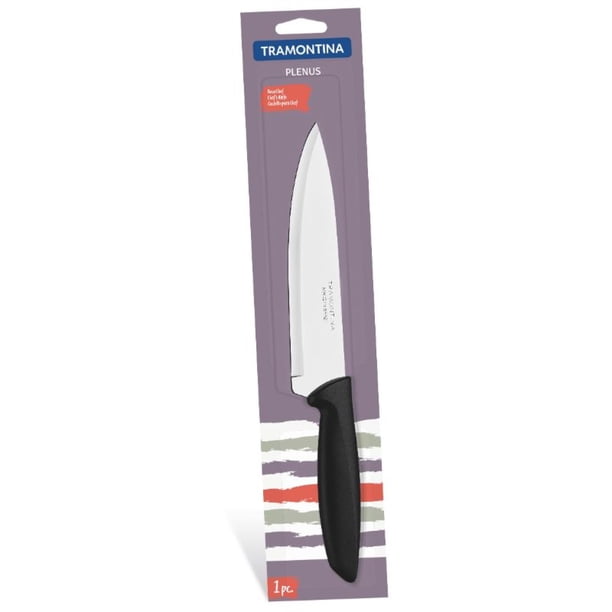 Cuchillo Para Chef Plenus 1 Pieza Acero Inoxidable - Pp Negro