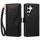thumbnail image 2 of Funda Billetera Floral en Relieve samsung galaxy S24 Ultra con Tarjetero y Cremallera Negro, 2 of 6
