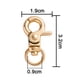 thumbnail image 5 of Mosquetón de 4 piezas con articulación giratoria/cabezal giratorio para correa de perro, también para llavero., 5 of 8