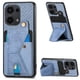 thumbnail image 1 of Funda Resistente para Xiaomi Redmi Note 13 Pro 4G con Tarjetero y Soporte, Diseño Magnético Azul, 1 of 5