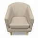 thumbnail image 2 of Poltrona Murcia - Tela Lino Beige, 2 of 4