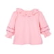 thumbnail image 1 of Polera Bebé Niña Manga Larga Cuello con Vuelo Bordado Rosado, 1 of 3