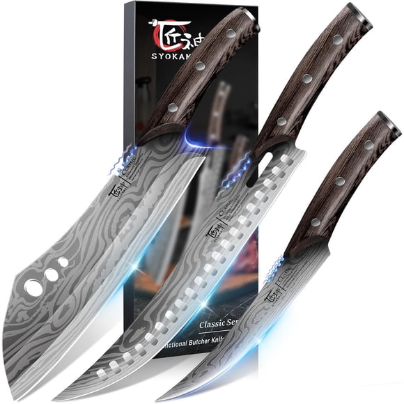 Set de cuchillos carniceros SYOKAMI Cleaver Boning