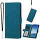 thumbnail image 3 of Funda Billetera Delgada para iPhone 13 Pro con Ranuras y Soporte Azul lago, 3 of 6