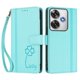 thumbnail image 3 of Funda Cartera Trébol para Xiaomi Poco F6 con Ranuras Tarjetas y Carga Inalámbrica Verde menta, 3 of 6