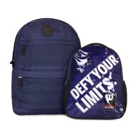 Pack 2 Mochilas Wilson Kansas + Logan Azul