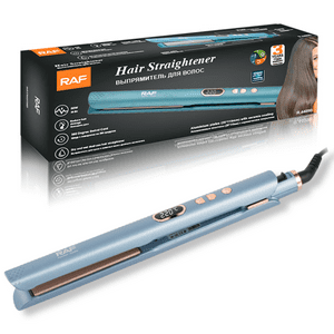 Raf - Plancha Alisador Pelo Cabello Aluminio Cerámica Hasta 220