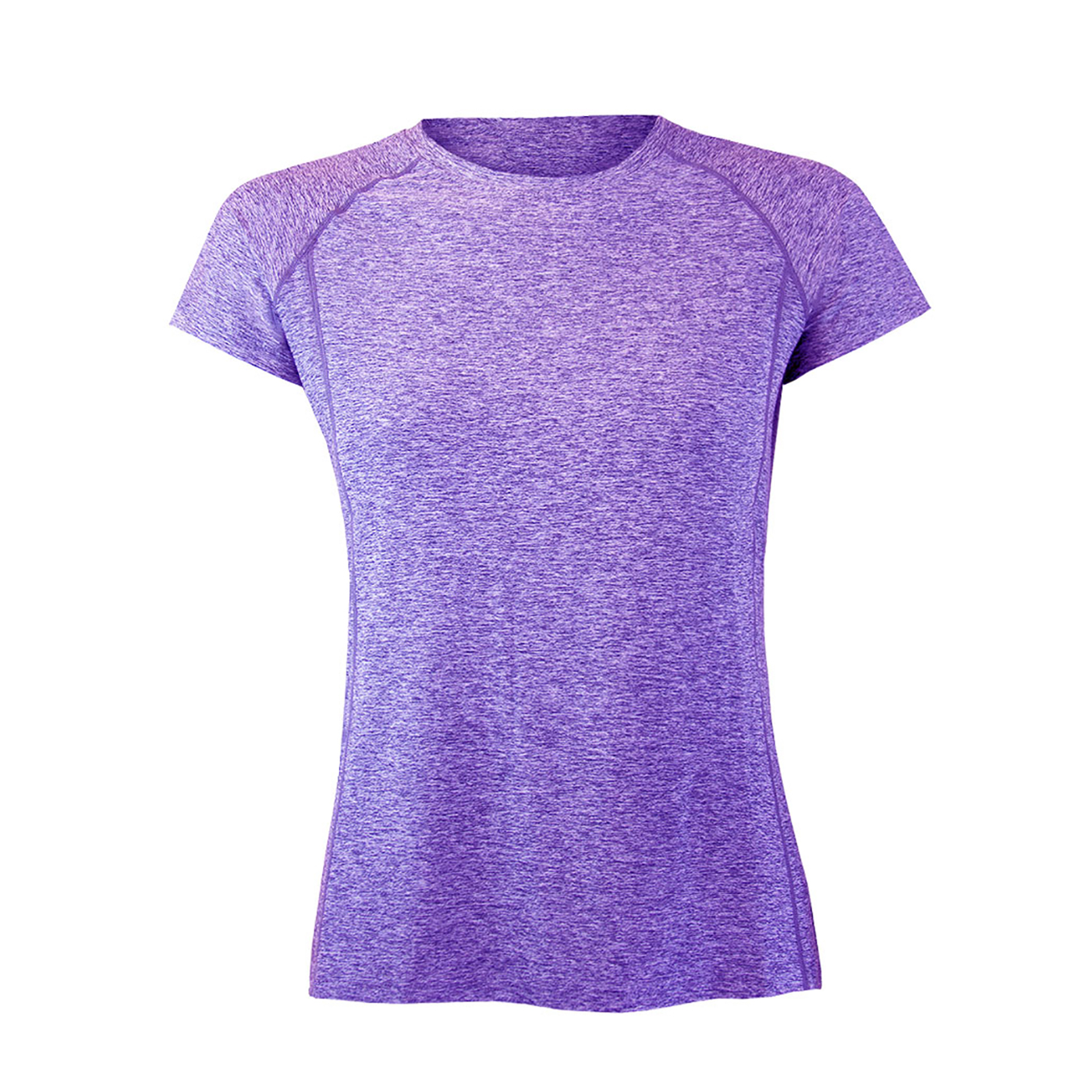 Andesland - Polera Dry Fit Manga Corta Deportiva Jaspeada Mujer