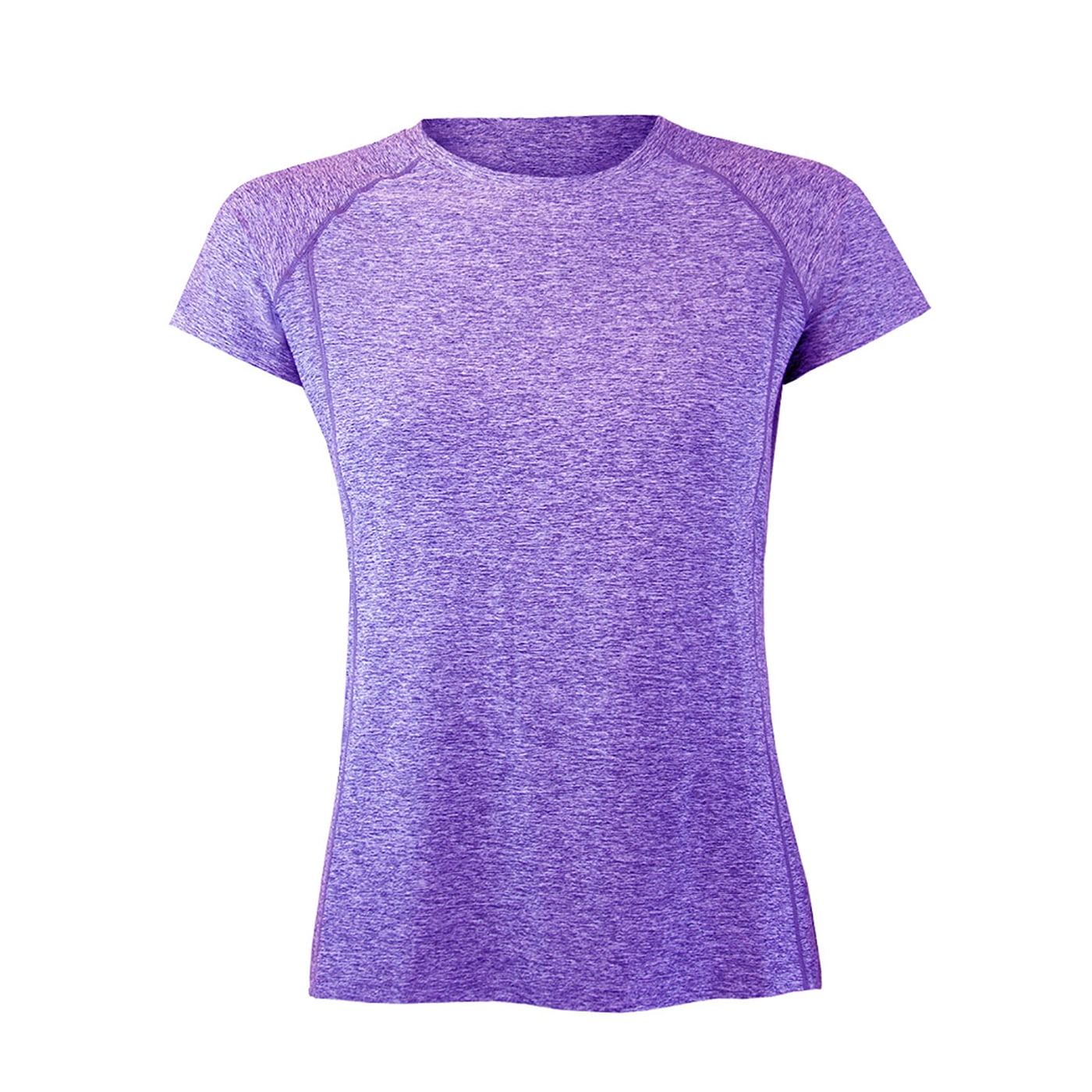Andesland - Polera Dry Fit Manga Corta Deportiva Jaspeada Mujer