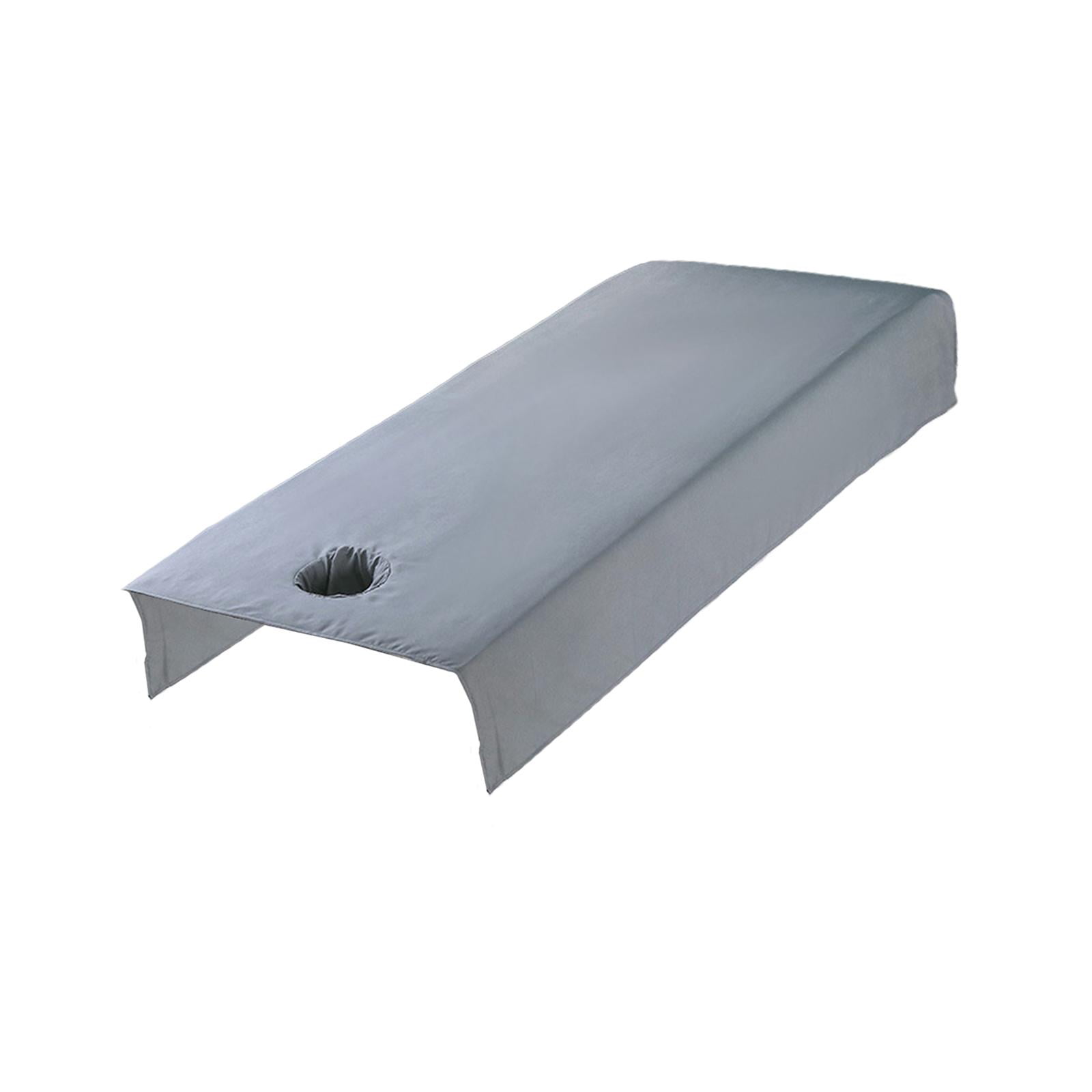 Bothyi - Protector De Sábanas Para Cama De Masaje Spa Con Orificio Para La Cara 80x200cm Lavar A Máquina Gris