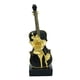 thumbnail image 1 of Estatua De Violín Decoración Del Hogar Estatua Moderna Adorno De Escritorio Para Decoración De Bar De Oficina Negro Con Rosa, 1 of 3