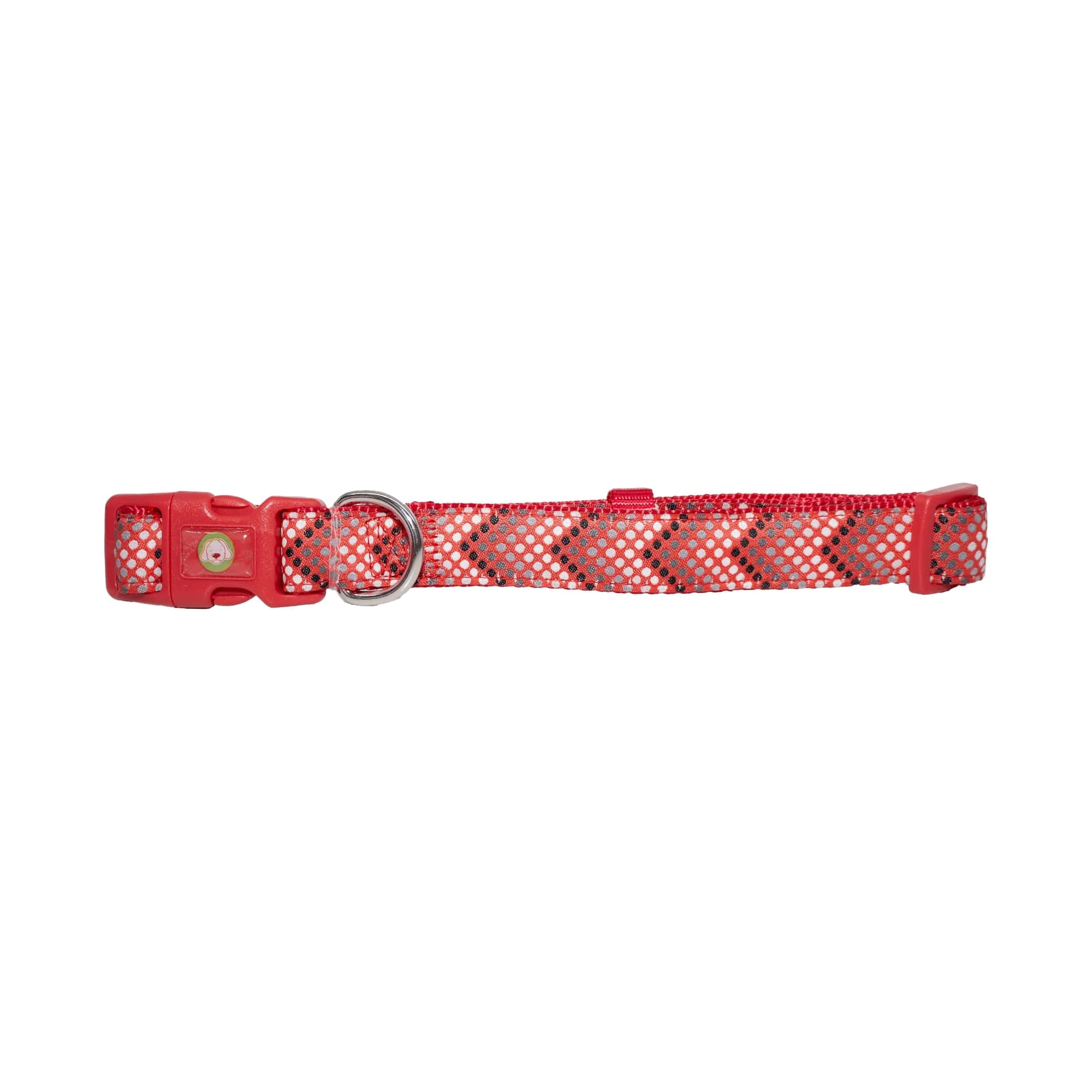 Mascan - Collar Perro Puntitos Xs Rojo