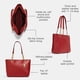 thumbnail image 3 of Bolso de mano Coach Cammie Chain, piel granulada refinada de color rojo manzana, 3 of 4