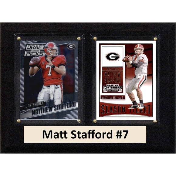 Placa C&I Collectables NCAA Georgia Bulldogs Matt Stafford
