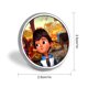thumbnail image 2 of Miles del mañana-Theme Round Button Badge: Premium Metal Construction, Ideal for High-End Events 2.8 cm, 2 of 6