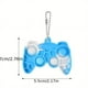 thumbnail image 2 of Boys Cute Cartoon Keychain Tie Dye Decompression Silicone Game Console Keychain Decorative Accessories Holiday Gift, 2 of 5