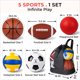 thumbnail image 3 of Set de 5 Pelotas Deportivas WILDARC con Bomba y Bolsa, 3 of 9