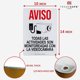 thumbnail image 3 of Señal TRADESAFE 10x14 in 25x36 cm Aviso Videovigilancia, 3 of 3