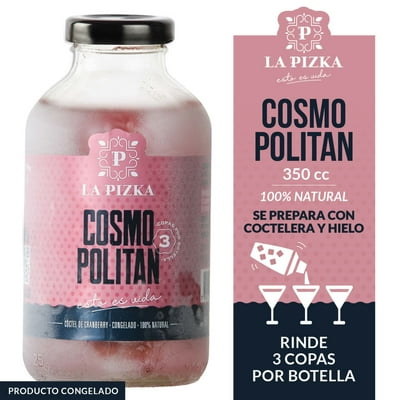 Cóctel Cosmopolitan 18° Botella 350 Ml La Pizka