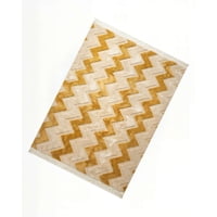 Genérico - Alfombra Jacquard 180 X 200 Decorativa Bicolor 10