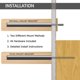 thumbnail image 5 of Soporte oculto para repisa flotante AlloyTech de 5 pulgadas (2), 5 of 6