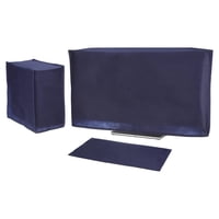 Xusx111 - 3 Piezas Computadora Cubierta De Polvo Monitor + Teclado + Computadora Anfitrión Pc A Prueba De Polvo Cubiertas De La Computadora Caso De La Computadora Cubierta De Polvo Para Pc De Escritor