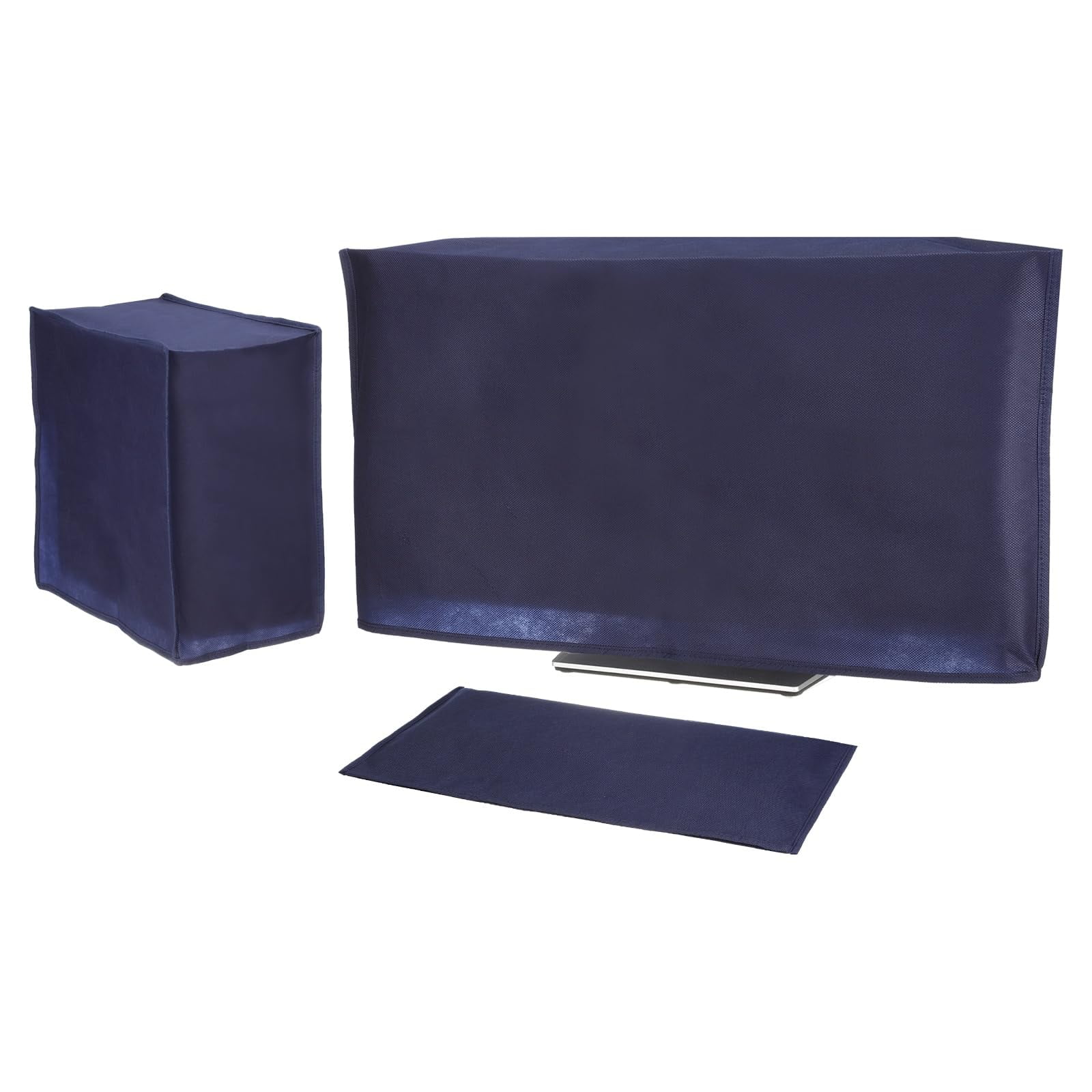 Xusx111 - 3 Piezas Computadora Cubierta De Polvo Monitor + Teclado + Computadora Anfitrión Pc A Prueba De Polvo Cubiertas De La Computadora Caso De La Computadora Cubierta De Polvo Para Pc De Escritor