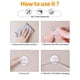 thumbnail image 4 of Mini Clips Transparentes Adhesivos Para Luces, 4 of 7