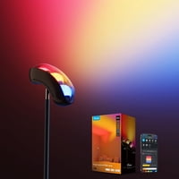 Lámpara De Pie Govee Torchiere Rgbic, Blanco Cálido Y Frío, 67 W, Negro