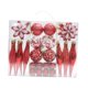 thumbnail image 3 of 40 Piezas Adornos De Bolas De Navidad Decoración De Navidad Para Celebración De A?o Nuevo Porche Rojo, 3 of 5