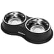 thumbnail image 1 of Cuencos Para Perros Dobles De Acero Inoxidable 530 Ml Para Perros Medianos, 1 of 7