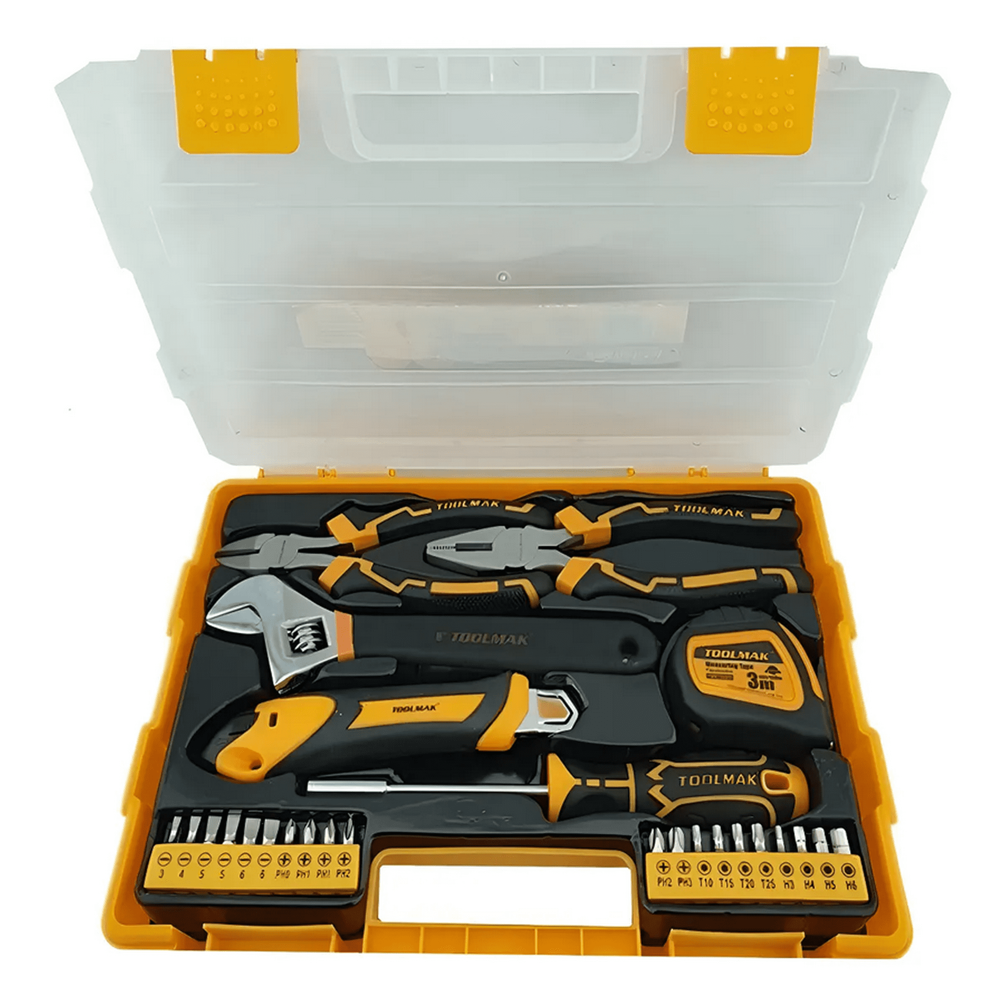 Genérico - Set Kit Juego De Herramientas Manuales 26 Piezas Toolmak Color Único Color