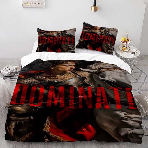 Dominion Art Illustration Bedding Set Soft and Comfortable for All Seasons Ideal for Home and Bedroom Decor