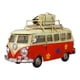 thumbnail image 3 of Handcraft Camper Van Model Con Hucha Vintage Bus Decoración Del Hogar Rojo, 3 of 5