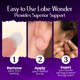 thumbnail image 5 of Parches de soporte para el lóbulo de la oreja Lobe Wonder 240 transparentes sin látex, 5 of 7