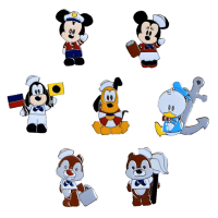 Set De Pines Temáticos De Personajes Disney Cruise Line, 7 Piezas