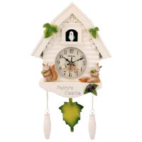 Bothyi - Reloj De Pared De Cuco De Estilo Vintage, Alarma Colgante Silenciosa Para Oficina A