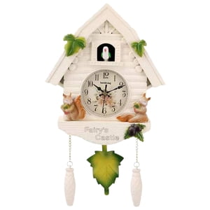 Bothyi - Reloj De Pared De Cuco De Estilo Vintage, Alarma Colgante Silenciosa Para Oficina A