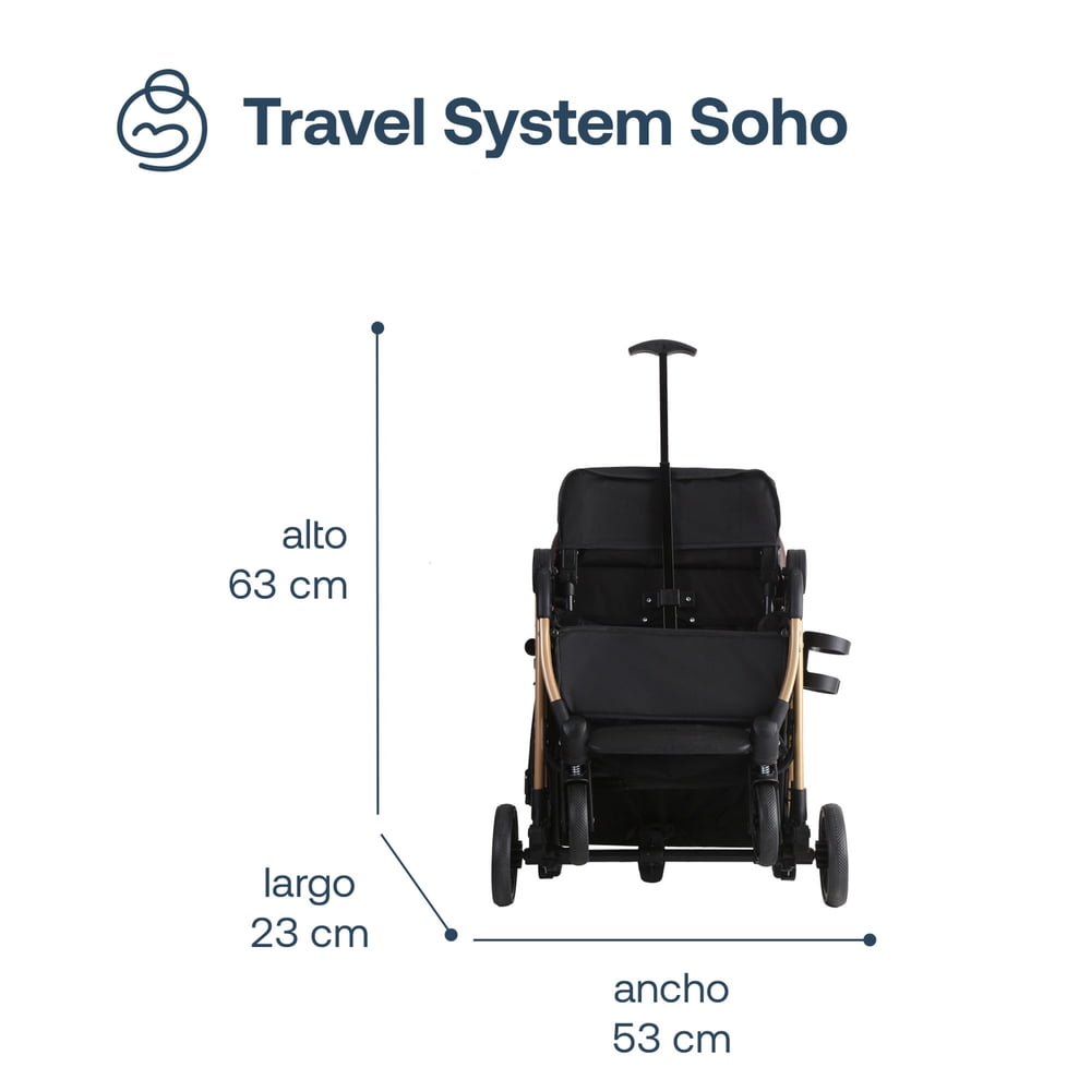 Coche maleta compacto travel system Soho, foto 3