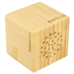 Importclick - Parlante Bambú Usb Jack 3.5 Mm Ecológico