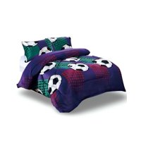 Genérico - Cobertor Elegante De Invierno Diseño Pelota Niño Plush Con Chiporro Plaza Y Media S43