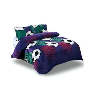 Genérico - Cobertor Elegante De Invierno Diseño Pelota Niño Plush Con Chiporro Plaza Y Media S43