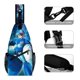 thumbnail image 3 of Mega Man Riñonera Bandolera con Estampado Integral para Hombres y Mujeres, Bolso Cruzado Gráfico de Tendencia, Mochila de Hombro Streetwear para Ciclismo y Deportes, Riñonera Versátil Casual, 3 of 6
