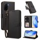 thumbnail image 2 of Funda con Billetera para [Xiaomi Poco M7 4G] con Bolsillo Zipper y Tarjetero Negro, 2 of 6