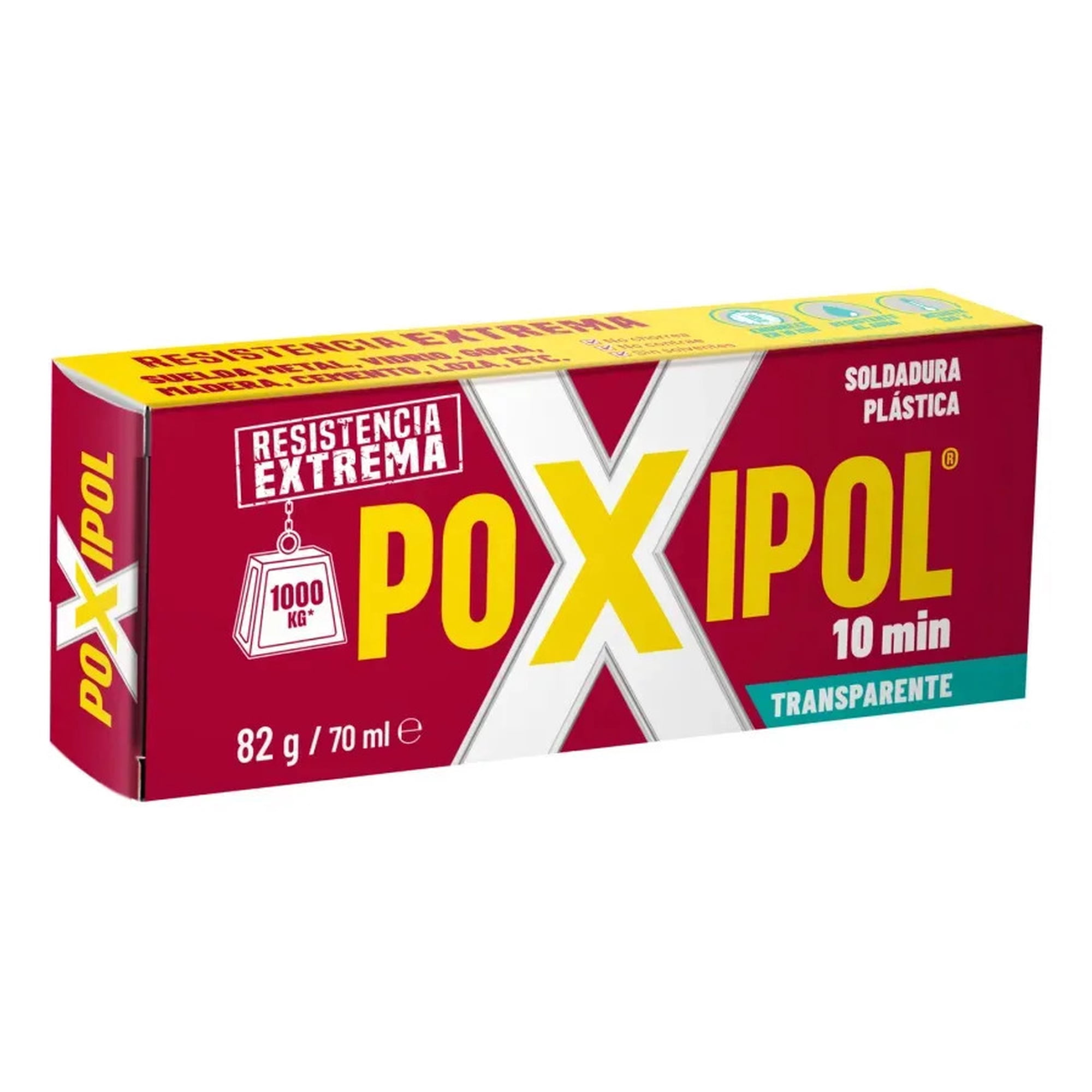Adhesivo Poxipol® - Soldadura Plástica 10 Min Transparente 82g/70ml